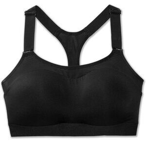 NWT Brooks Dare Racerback Sports Bra Black | Size 30D | High Impact